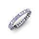 1 - Allie Tanzanite and Diamond Eternity Band 