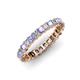 1 - Allie Tanzanite and Diamond Eternity Band 