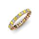 1 - Allie Yellow Sapphire and Diamond Eternity Band 