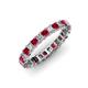 1 - Allie Ruby and Diamond Eternity Band 