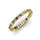 1 - Allie 2.50 mm Citrine and Diamond Eternity Band 