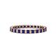 1 - Clarissa 2.50 mm Princess Cut Blue Sapphire Eternity Band 