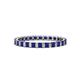 1 - Clarissa 2.50 mm Princess Cut Blue Sapphire Eternity Band 