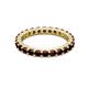 3 - Joyce 3.00 mm Red Garnet Eternity Band 