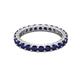 3 - Joyce 3.00 mm Blue Sapphire Eternity Band 