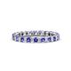1 - Clarissa 3.00 mm Princess Cut Tanzanite Eternity Band 