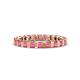1 - Clarissa 3.00 mm Princess Cut Rhodolite Garnet Eternity Band 