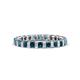 1 - Clarissa 3.00 mm Princess Cut Blue Diamond Eternity Band 