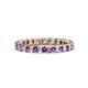 1 - Clarissa 3.00 mm Princess Cut Tanzanite Eternity Band 