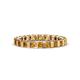1 - Clarissa 3.00 mm Princess Cut Citrine Eternity Band 
