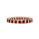 1 - Clarissa 3.00 mm Princess Cut Red Garnet Eternity Band 