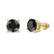 1 - Alina Black Diamond (6mm) Solitaire Stud Earrings 