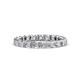 1 - Clarissa 3.00 mm Princess Cut Diamond Eternity Band 