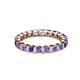 3 - Clarissa 3.00 mm Princess Cut Tanzanite Eternity Band 