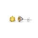 1 - Pema 4mm (0.40 ctw) Citrine Martini Solitaire Stud Earrings 