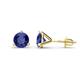 1 - Pema 6.5mm (1.60 ctw) Iolite Martini Solitaire Stud Earrings 