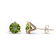 1 - Pema 6.5mm (2.20 ctw) Peridot Martini Solitaire Stud Earrings 