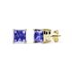 1 - Zoey Tanzanite (4mm) Solitaire Stud Earrings 