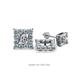 1 - Serena Aquamarine and Diamond Jacket Earrings 