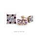 1 - Serena Amethyst and Diamond Jacket Earrings 