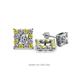 1 - Serena Yellow Sapphire and Diamond Jacket Earrings 