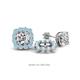 1 - Ambre Aquamarine Jacket Earrings 