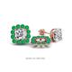 1 - Ambre Emerald Jacket Earrings 