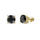 1 - Alina Black Diamond (5mm) Solitaire Stud Earrings 