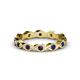 1 - Breanna 1.70 mm Blue Sapphire Eternity Band 