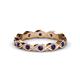 1 - Breanna 1.70 mm Blue Sapphire Eternity Band 