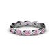 1 - Breanna 1.70 mm Pink Sapphire Eternity Band 