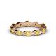 1 - Breanna 1.70 mm Yellow Sapphire Eternity Band 