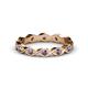 1 - Breanna 1.70 mm Iolite Eternity Band 