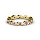 1 - Breanna 2.20 mm Amethyst Eternity Band 
