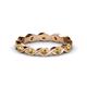 1 - Breanna 2.20 mm Citrine Eternity Band 