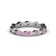 1 - Breanna 2.20 mm Pink Sapphire Eternity Band 