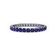 1 - Audrey 2.70 mm Blue Sapphire U Prong Eternity Band 