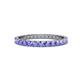 1 - Audrey 2.70 mm Tanzanite U Prong Eternity Band 