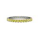 1 - Audrey 2.70 mm Yellow Sapphire U Prong Eternity Band 