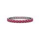 1 - Audrey 2.70 mm Ruby U Prong Eternity Band 
