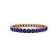 1 - Audrey 2.70 mm Blue Sapphire U Prong Eternity Band 