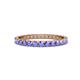 1 - Audrey 2.70 mm Tanzanite U Prong Eternity Band 