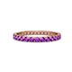 1 - Audrey 2.70 mm Amethyst U Prong Eternity Band 
