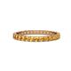 1 - Audrey 2.70 mm Citrine U Prong Eternity Band 