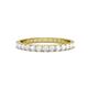 1 - Audrey 2.70 mm White Sapphire U Prong Eternity Band 