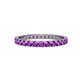 1 - Audrey 2.70 mm Amethyst U Prong Eternity Band 