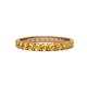 1 - Audrey 3.00 mm Citrine U Prong Eternity Band 