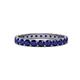 1 - Audrey 3.00 mm Blue Sapphire U Prong Eternity Band 