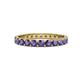 1 - Audrey 3.00 mm Iolite U Prong Eternity Band 
