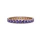 1 - Audrey 3.00 mm Iolite U Prong Eternity Band 